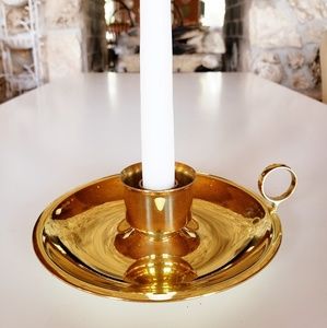 Vintage Baldwin Brass Candle Holder